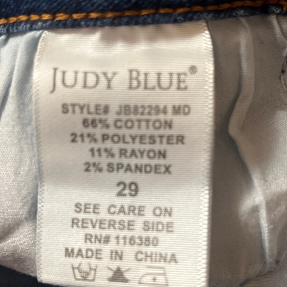 Judy Blue 82294 Slim Fit Medium Wash Jeans - Picture 5 of 5